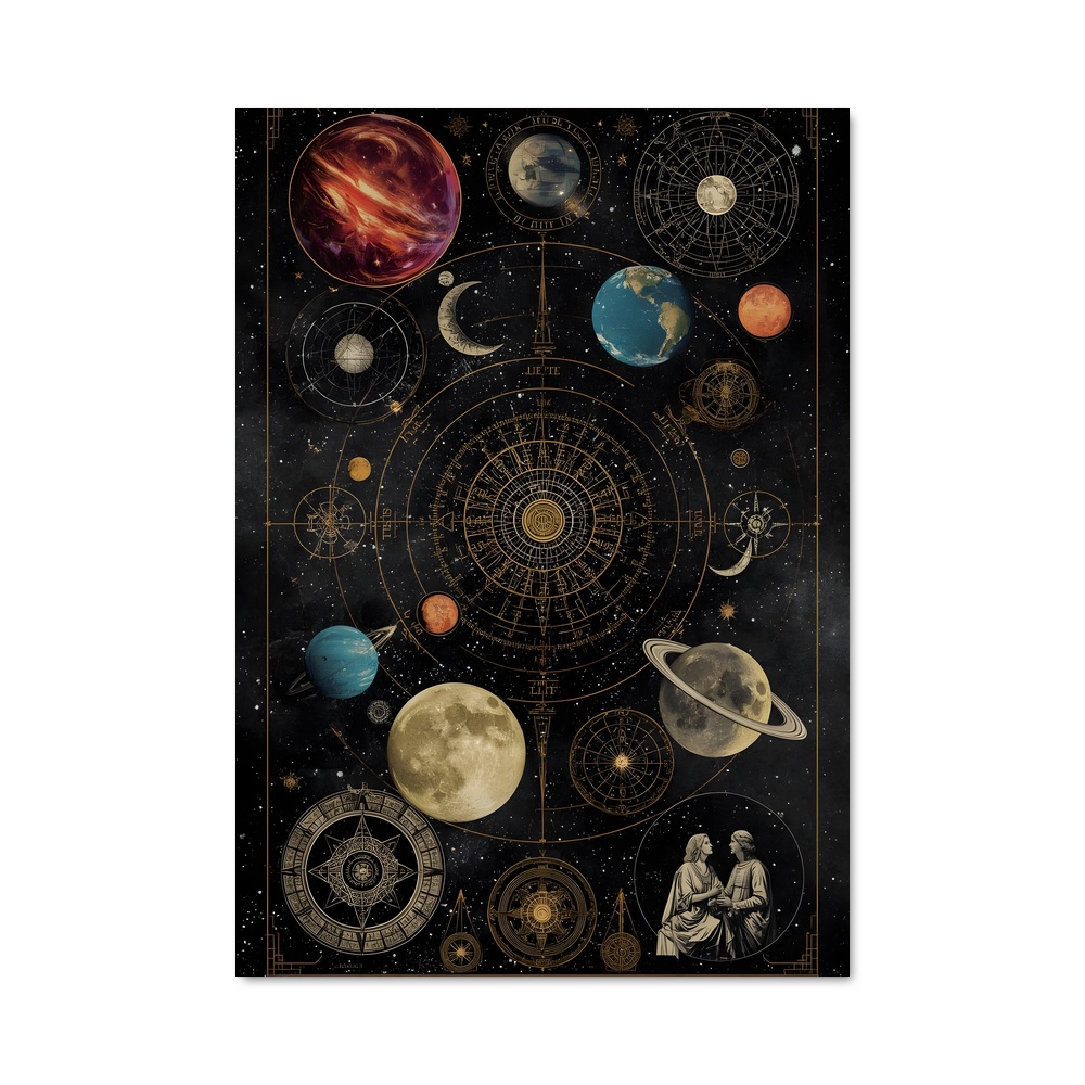 Poster Solar de system – affiche Système solaire